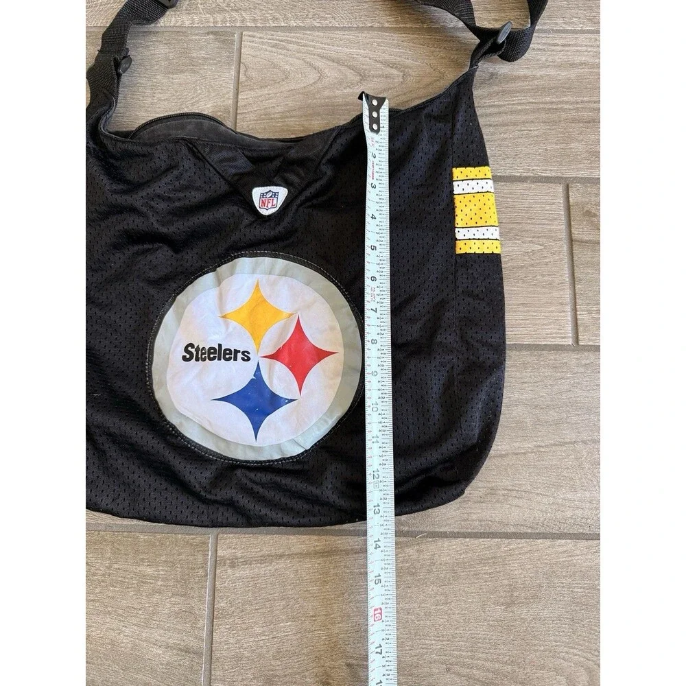 NFL Pittsburgh Steelers Jersey Tote Shoulder Bag Littlearth ProFanity Zipper